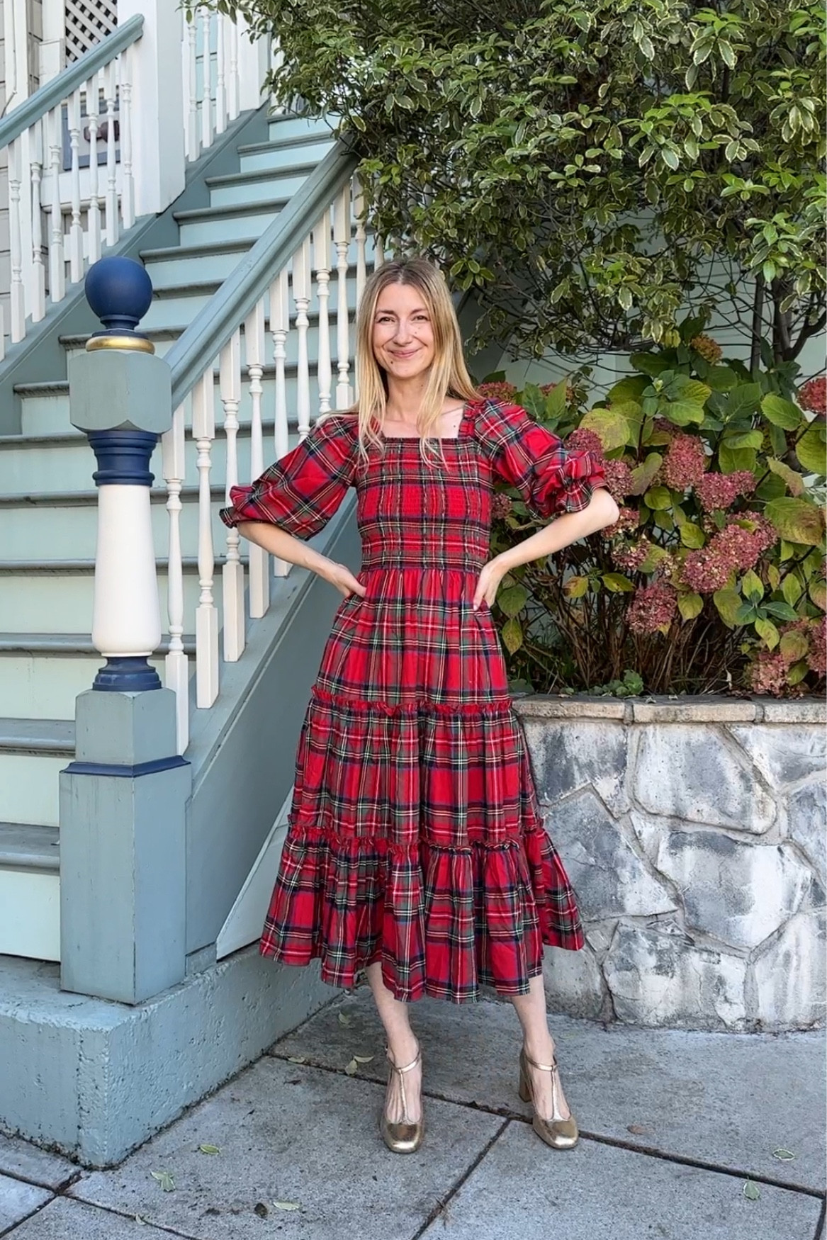 Madeline Dress in Holiday Plaid curated on LTK