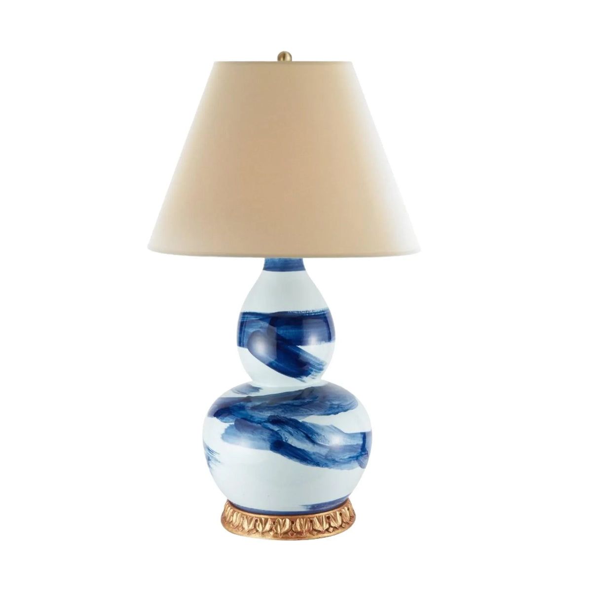 Brush Stroke Lamp in Blue | The Well Appointed House, LLC