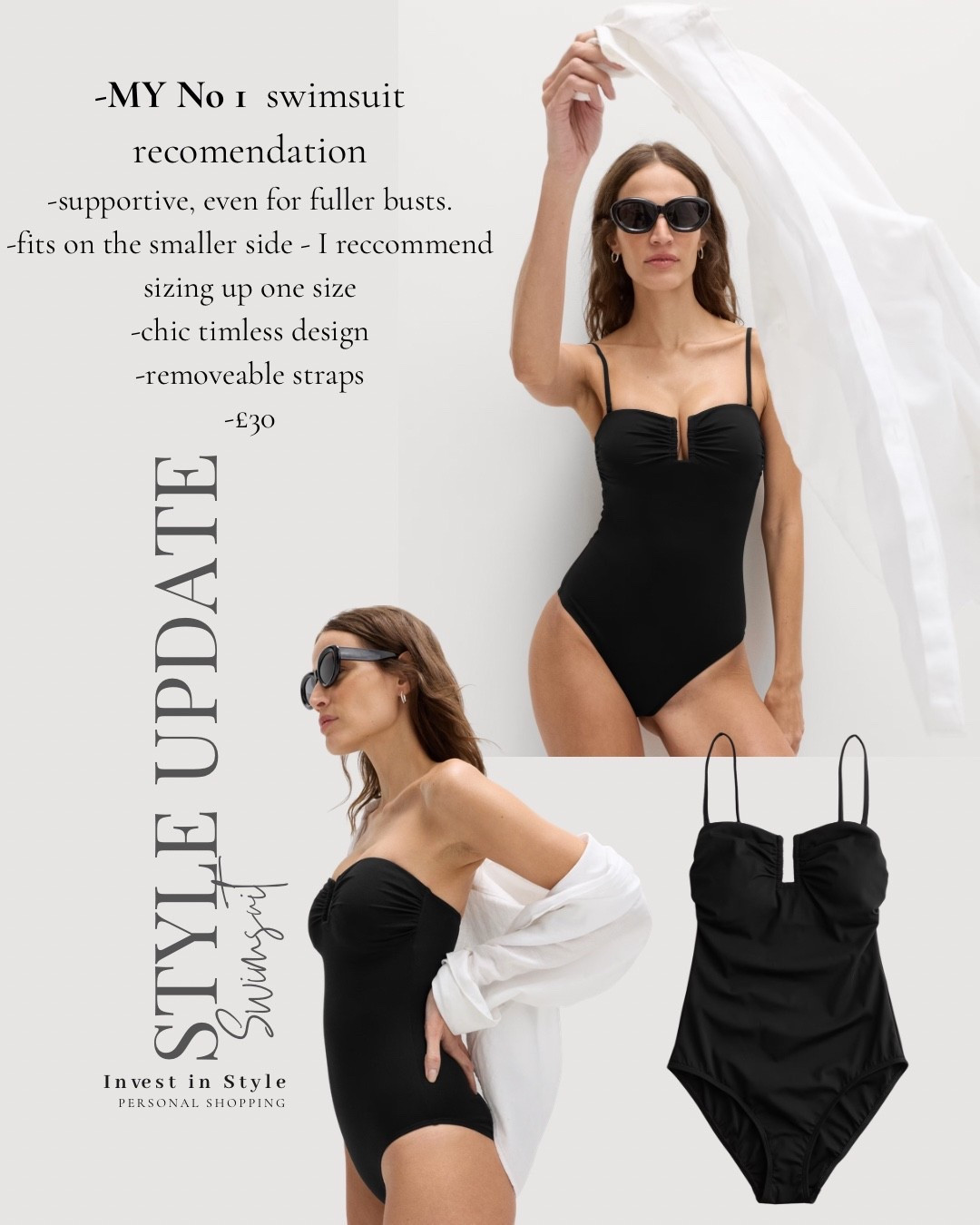 Call of the search - this swimsuit is fab ! 
Supportive , chic and affordable 
It comes in a longer body option too. 
Fits on the smaller side so I sized up to a U.K. 16 - long  (I’m long in the body) 
I’ll link a couple of other good options below 👇🏻 

#LTKswimwear #LTKtravel #LTKuk