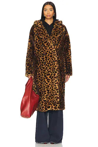Panthera Teddy Coat in Leopard | Revolve Clothing (Global)