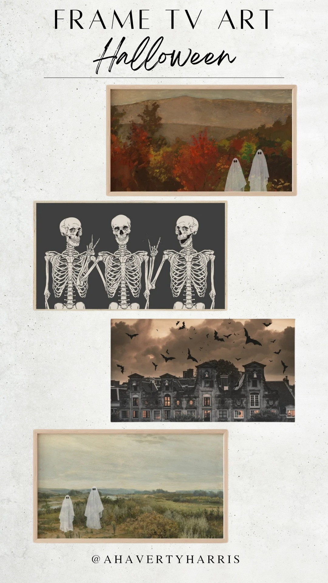 Frame tv Halloween art - my spooky favorites! Halloween decor,  living room,  Halloween art, frame tv art, etsy finds

#LTKHalloween #LTKHome