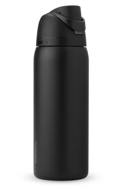 Owala 32oz. FreeSip Stainless Steel Water Bottle in Very Very Dark at Nordstrom, Size 32 Oz | Nordstrom