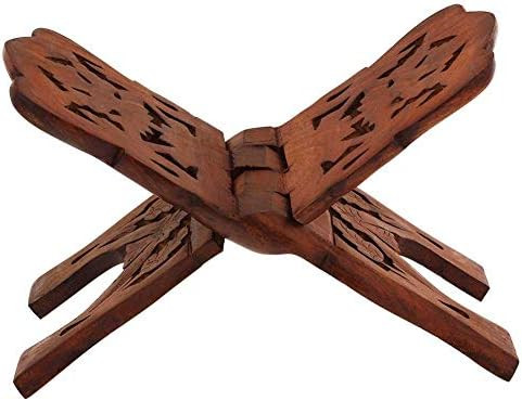 Quran Holder Book Stand Rihal Rehal Wooden Carved Eid | Amazon (US)