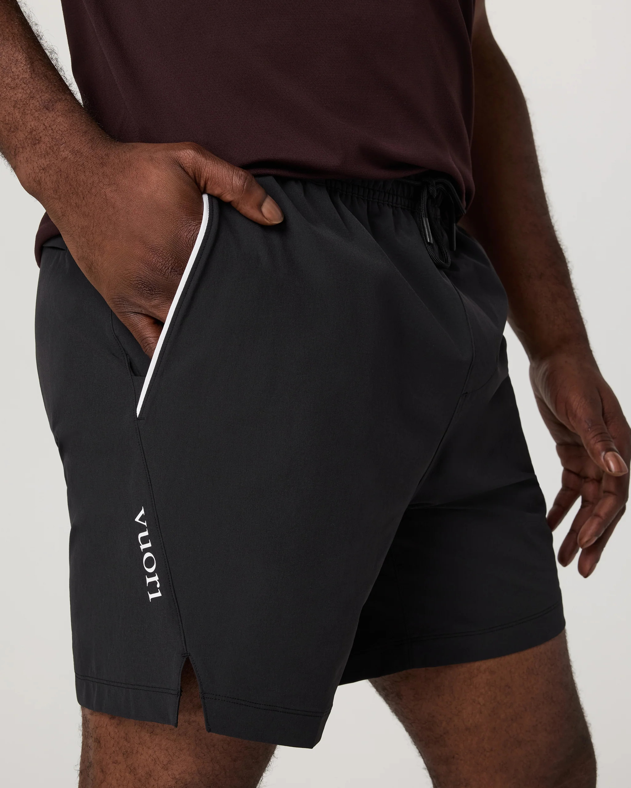 Crosscourt Short Unlined 7" \u2013 Men's Black Tennis Shorts \u2013 Vuori | Vuori Clothing (US & Canada)