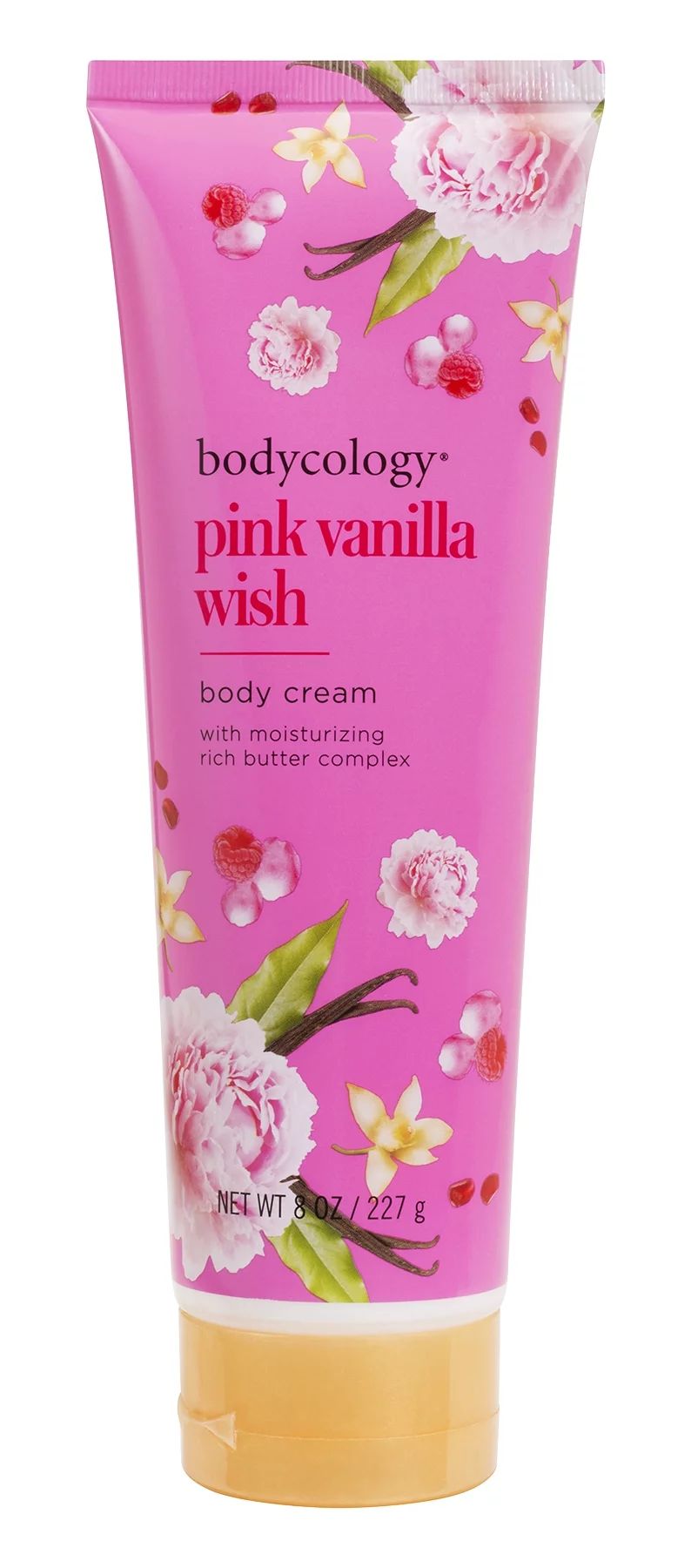 Bodycology Moisturizing Body Cream, Pink Vanilla Wish, 8 oz - Walmart.com | Walmart (US)