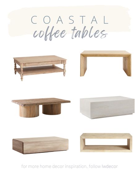 Coastal inspired rectangle coffee tables 
.
.
.
For more home decor inspo, follow along at lwdecor

#LTKhome #LTKstyletip #LTKSale