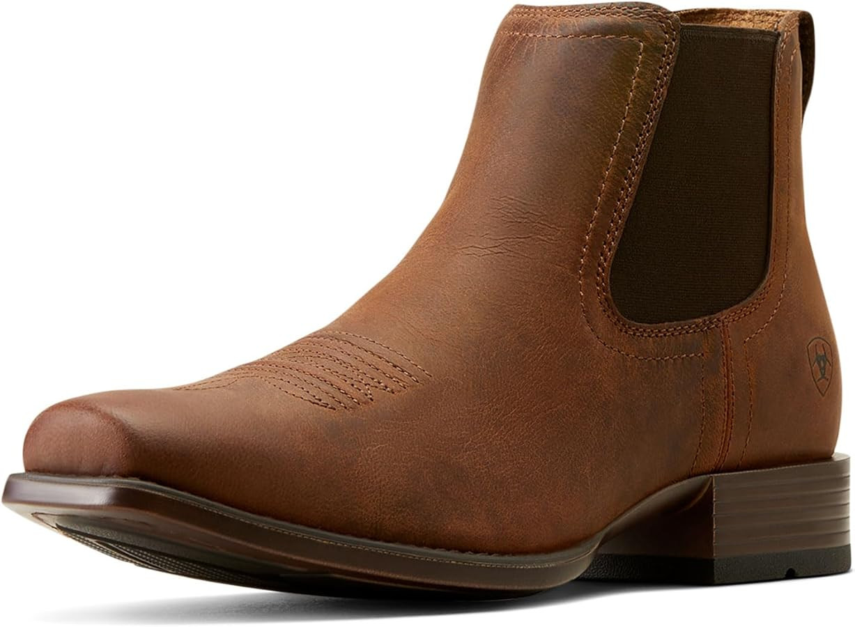 ARIAT unisex-child Booker Ultra Round Toe Western Boot | Amazon (US)