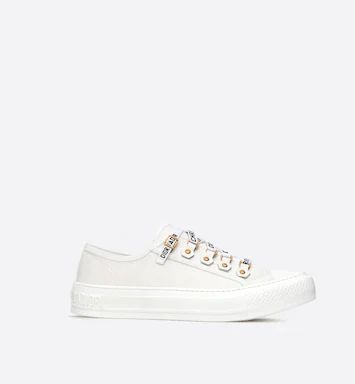 Walk'n'Dior Sneaker White Cotton Canvas | DIOR | Dior Beauty (US)