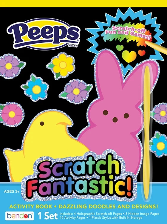 PEEPS Easter Scratch Fantastic 24 Page Activity Book, Paperback by Bendon | Walmart (US)