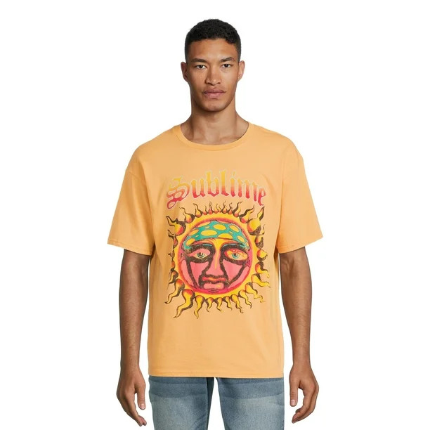 Sublime Men's & Big Men's Oversize Graphic Tee, Sizes up to 3XL | Walmart (US)