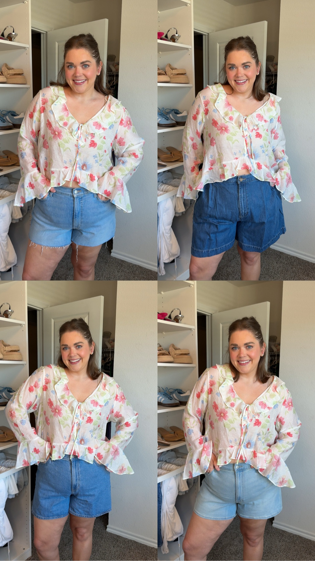 Size 16 old navy shorts haul wearing 16 or xl in everything! 

#LTKSaleAlert #LTKMidsize #LTKPlusSize