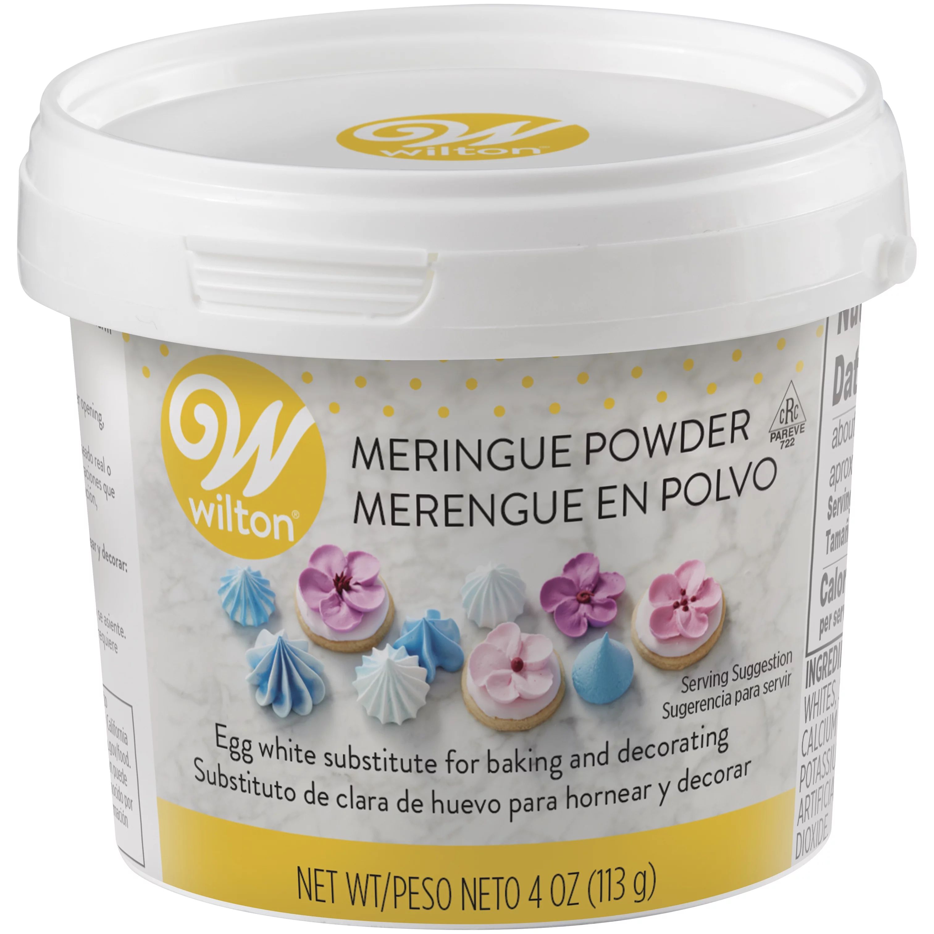Wilton Meringue Powder Egg White Alternative for Baking and Decorating, 4 oz. | Walmart (US)