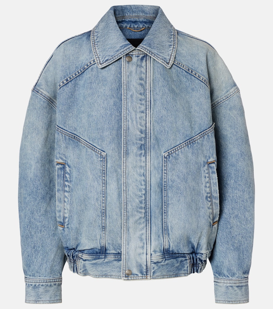 Saint Laurent Denim blouson jacket | Mytheresa (UK)