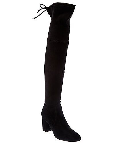 Stuart Weitzman Genna 80 Suede Boot | Gilt