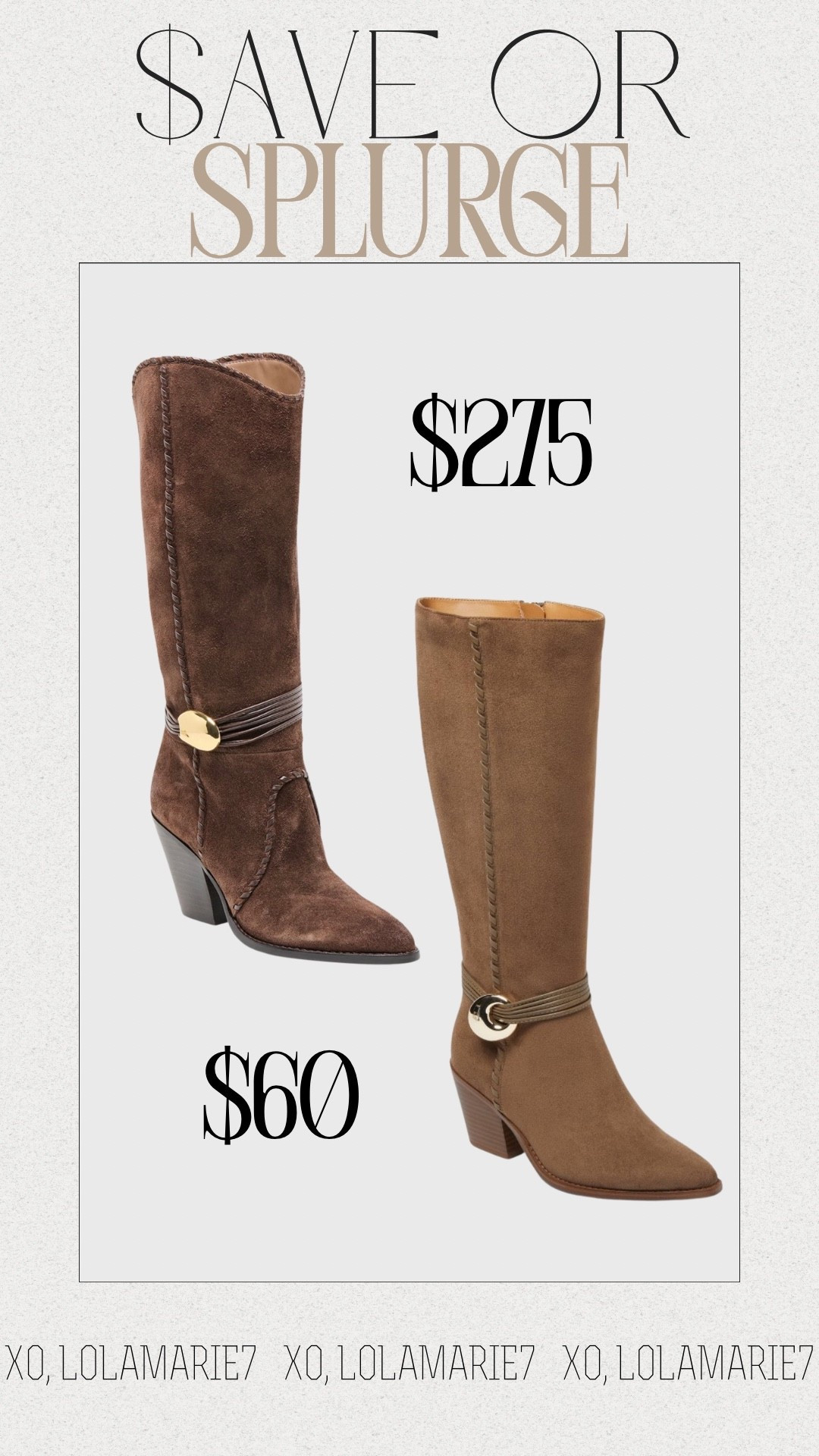 Save or Splurge: Wipstitch Boots 

#dolcevita #target #fallboots

#LTKSaleAlert #LTKGiftGuide #LTKShoeCrush