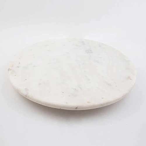 Thirstystone All Natural White Marble Lazy Susan Turntable 12" Diameter Cake Plate, Heat Tolerant, Holds Cold Temperatures, Easily Wipes Clean | Amazon (US)