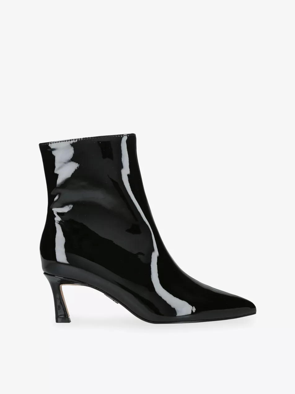 Lulah Patent-Leather Heeled Ankle Boots | Selfridges