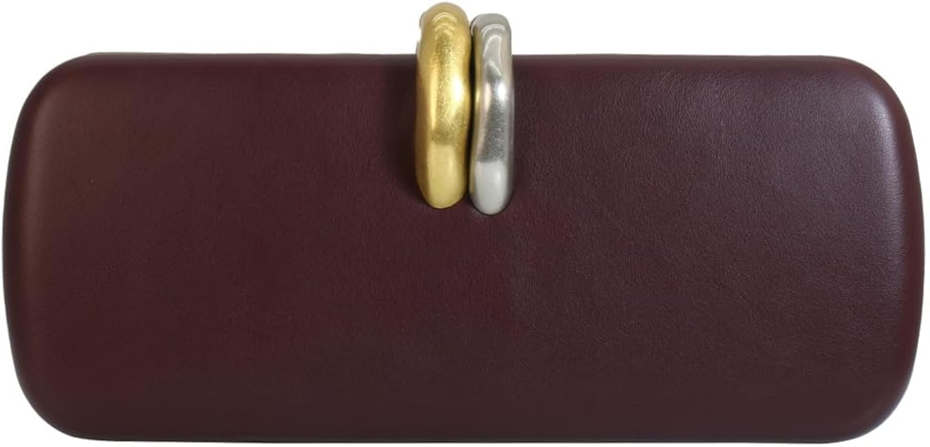 Trendy Long PU Leather Evening Handbag for Women Metal Decoration Clutch Purse Casual Crossbody B... | Amazon (US)