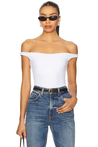 Susana Monaco Off Shoulder Top in Sugar from Revolve.com | Revolve Clothing (Global)