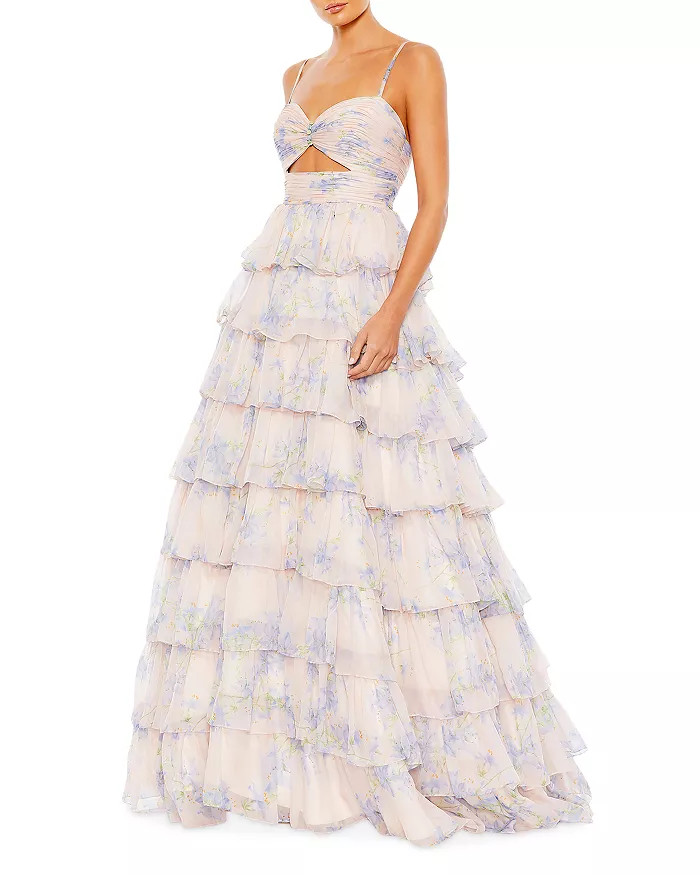 Cutout Tiered Gown | Bloomingdale's (US)