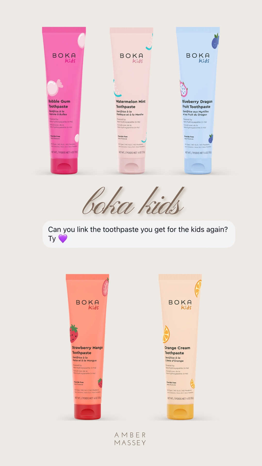 the kids absolutely love their Boka toothpaste! the flavors are so fun!! 

 #LTKmomlife #LTKBeauty #LTKKids