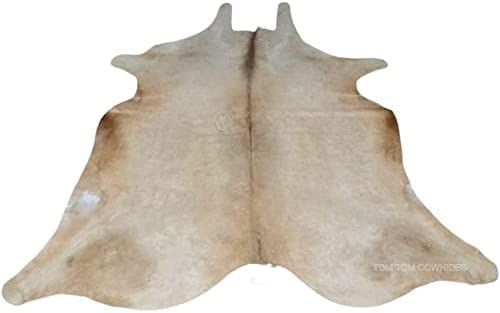 Tomtom Cowhides Butter Cream Cowhide Rug 6x6 (NOT White) | Amazon (US)