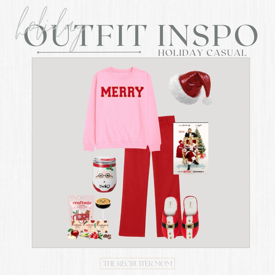 Merry Holiday Sweatshirt Casual Outfit #netflixholidaymovie ##holidaymovies #holidaycozyoutfit  

 

#LTKHoliday #LTKSeasonal #LTKFindsUnder50