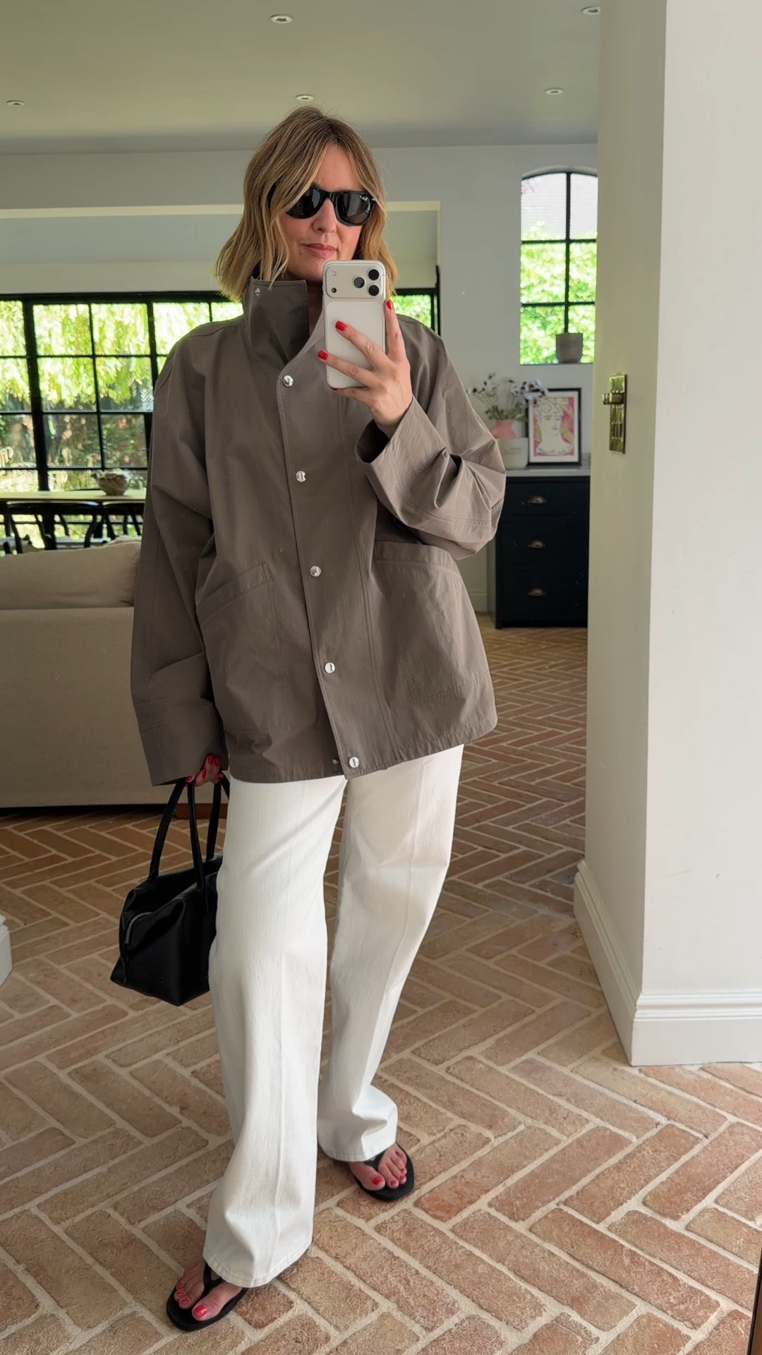 Patiently waiting for the temperature to drop so o can wear my new Toteme jacket Ad Link | Harvey Nichols (I wear a size 34, comes up oversized)

#LTKeurope #LTKsummer #LTKuk