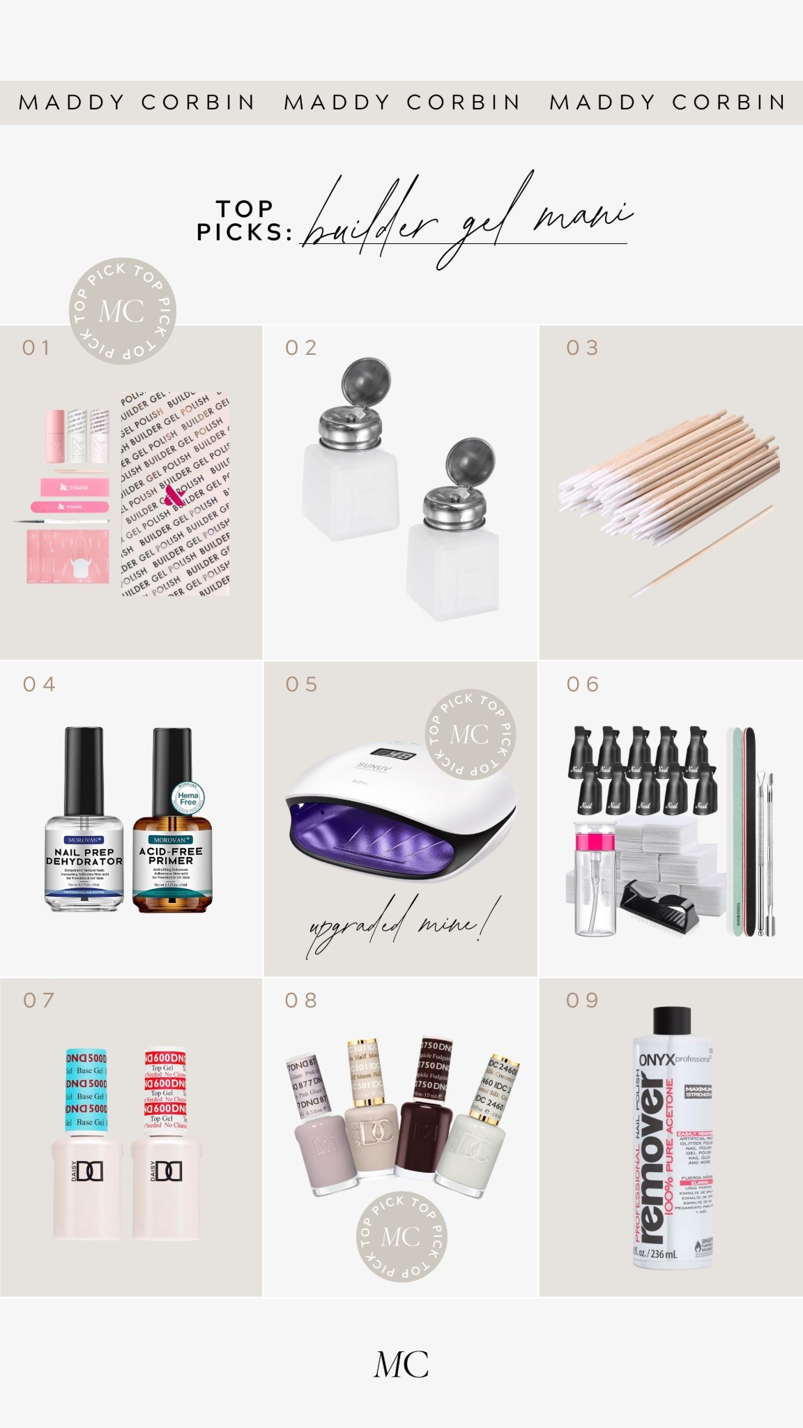 Everything I used to give myself a builder gel mani at home 💅🏼☁️✨

#LTKvlog #LTKselfcare #LTKBeauty