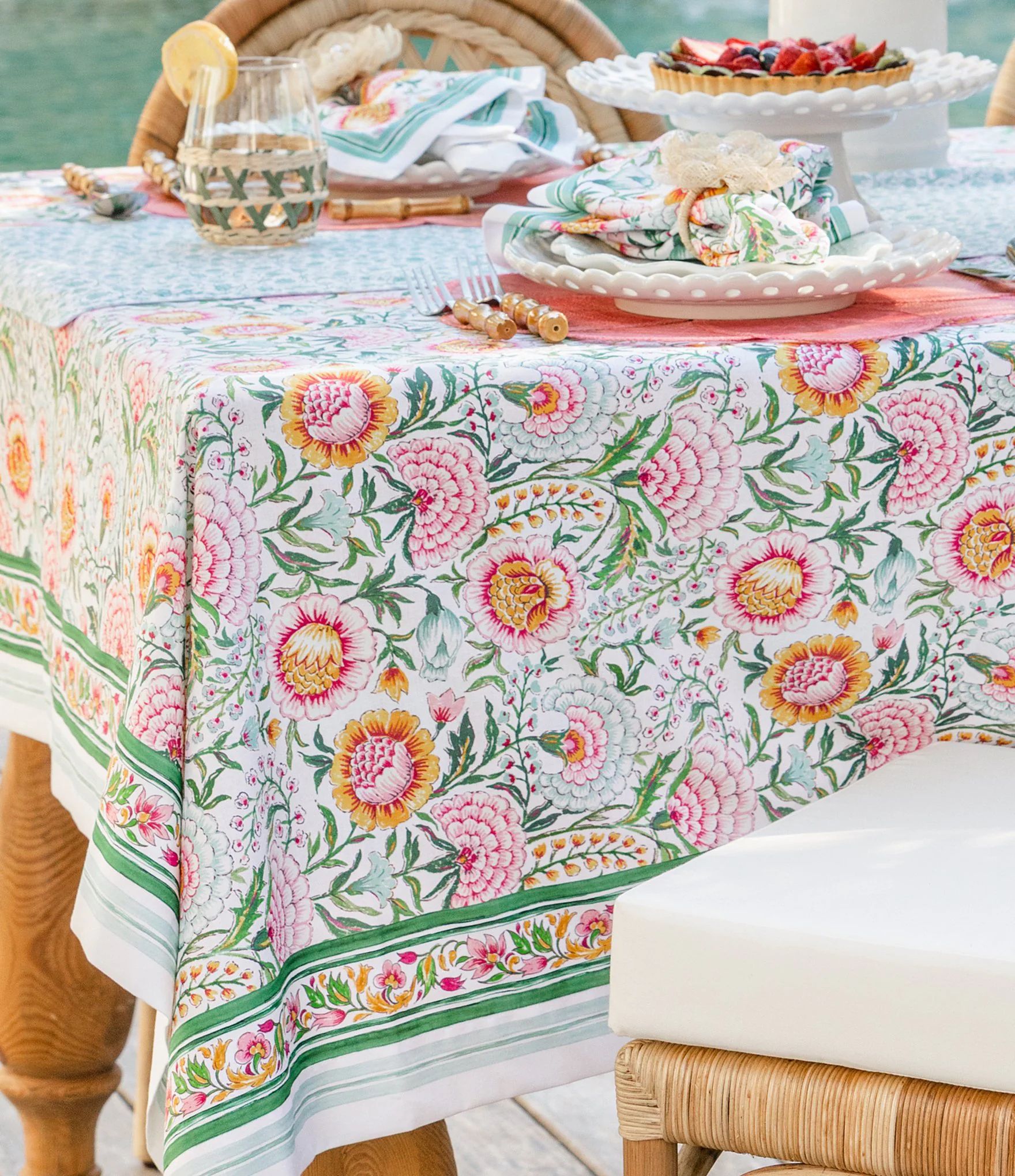 x Nellie Howard Ossi Collection Tablecloth | Dillard's