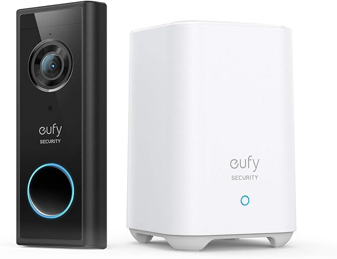 eufy Security, Video Doorbell S220 (Battery-Powered) Kit, Security Camera - 2K Resolution, 180-Da... | Amazon (US)