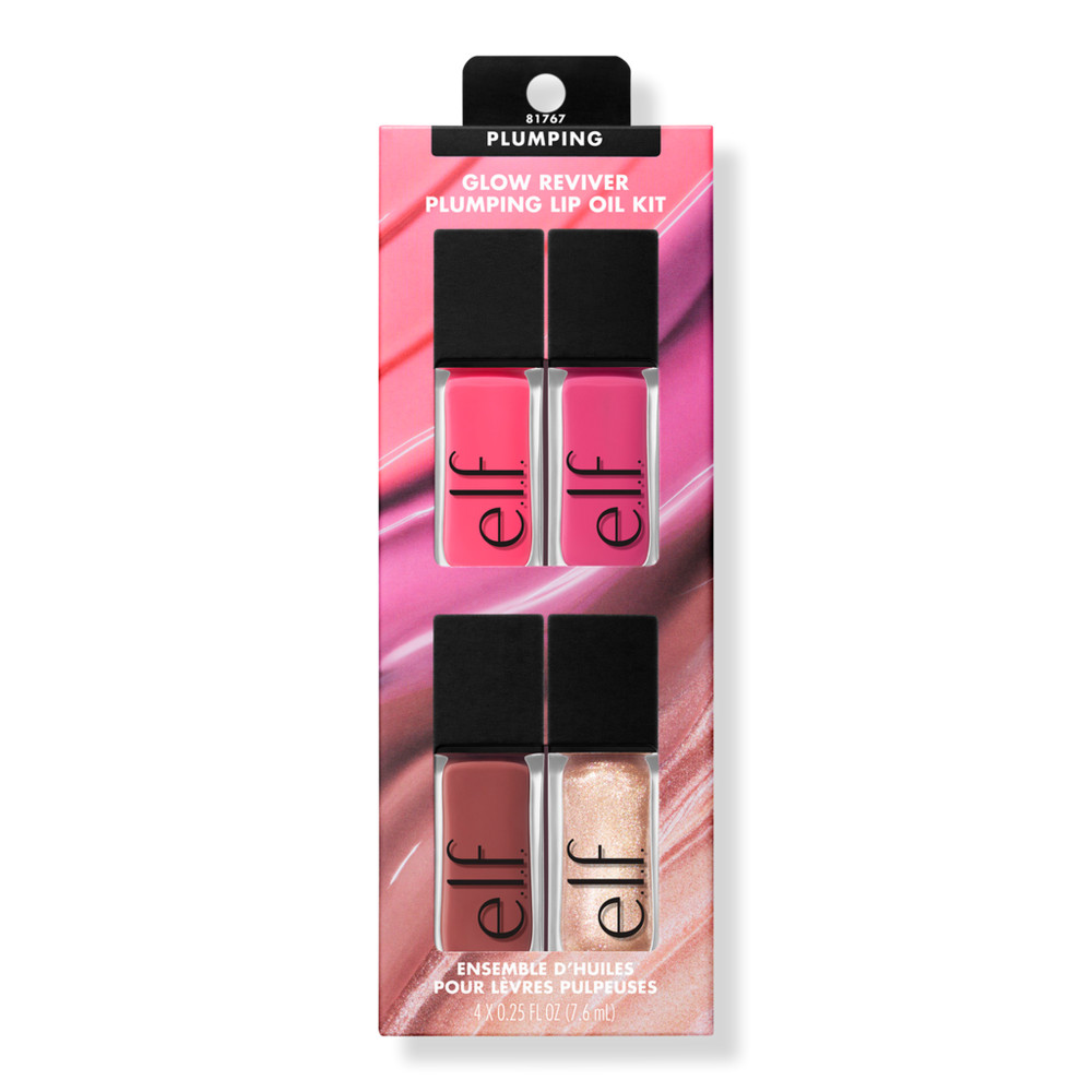 e.l.f. Cosmetics Glow Reviver Plumping Lip Oil Kit | Ulta