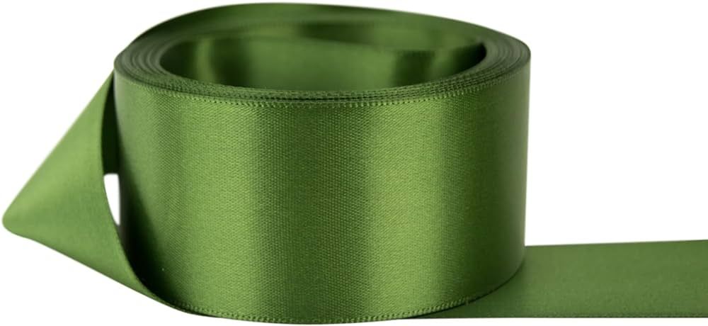 Ribbon Bazaar Double Faced Satin - Premium Gloss Finish - 100% Polyester Ribbon for Gift Wrapping... | Amazon (US)