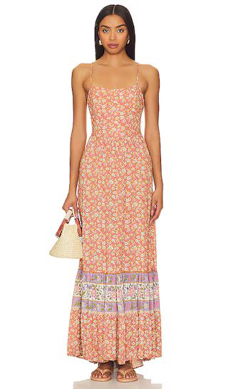 Sienna Strappy Maxi Dress in Clay | Revolve Clothing (Global)