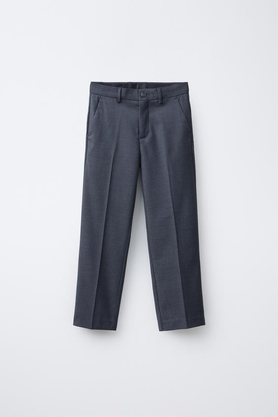 TEXTURED SUIT PANTS | Zara US