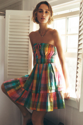 The Somerset Strapless Mini Dress | Anthropologie (US)