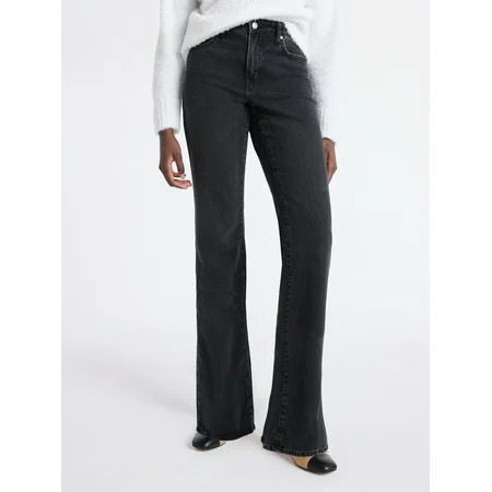 Free Assembly Women s Mid Rise Full Length Bootcut Jeans 32 Inseam Sizes 0-20 | Walmart (US)