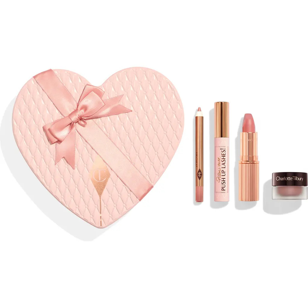 Charlotte Tilbury Pillow Talk Icons on the Go Lip Kit $85 Value in Pink at Nordstrom | Nordstrom