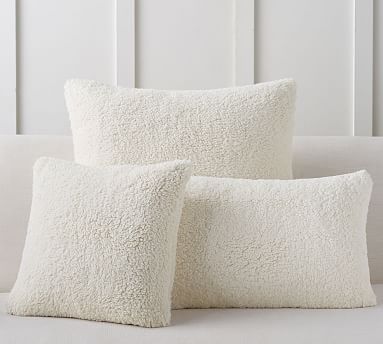 Faux Sheepskin Pillow Covers | Pottery Barn (US)