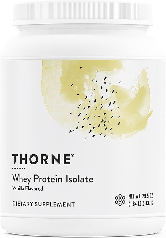 THORNE - Whey Protein Isolate - 21 Grams of Easy-to-Digest Whey Protein Powder - NSF Certified fo... | Amazon (US)