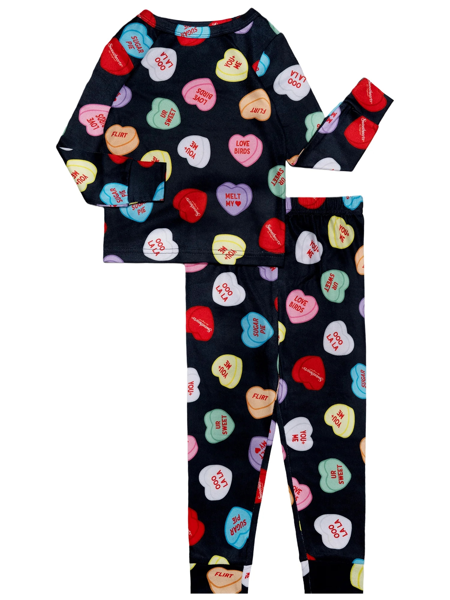 Character Toddler Unisex Valentine's Day Pajama Set, 2-Piece, Sizes 12M-5T | Walmart (US)