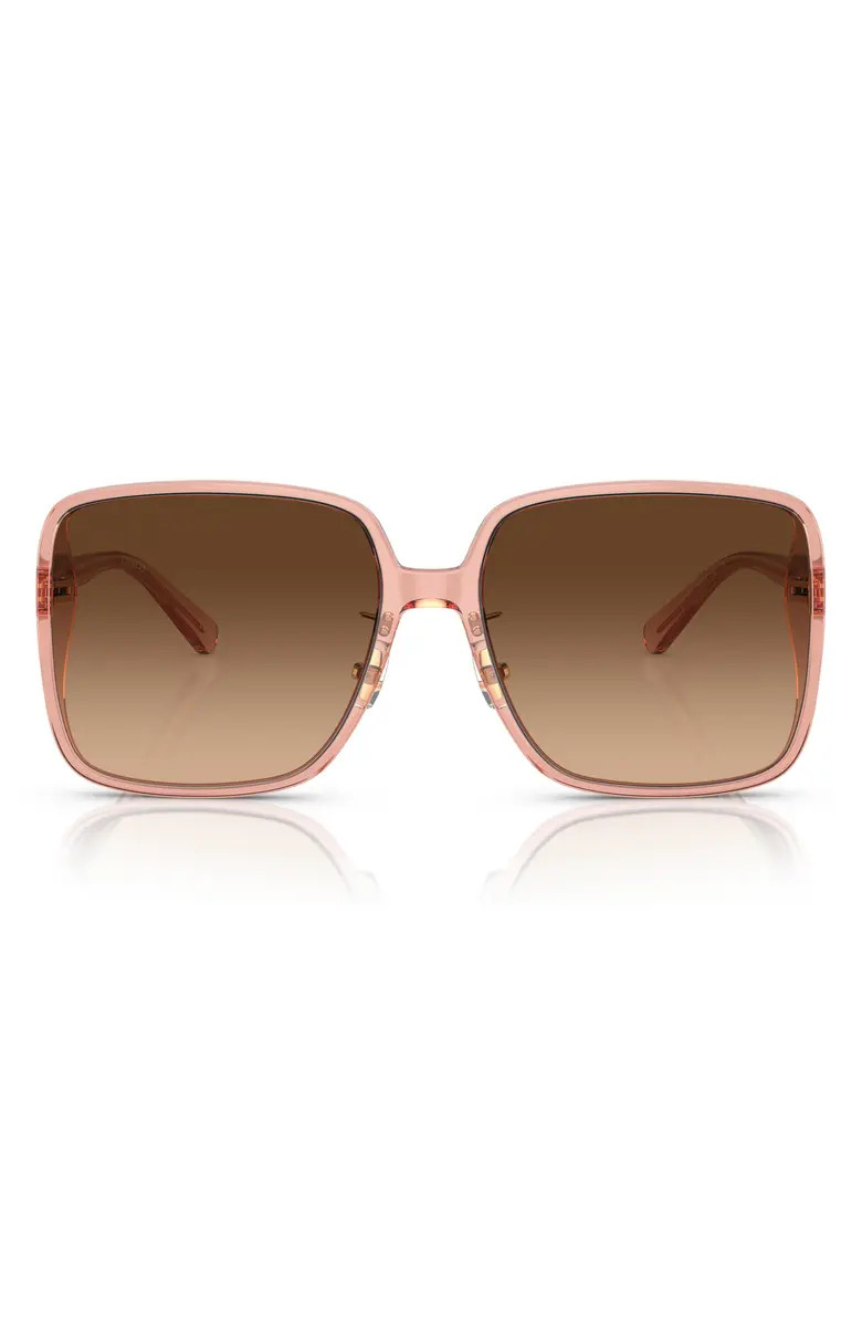 61mm Gradient Square Sunglasses | Nordstrom