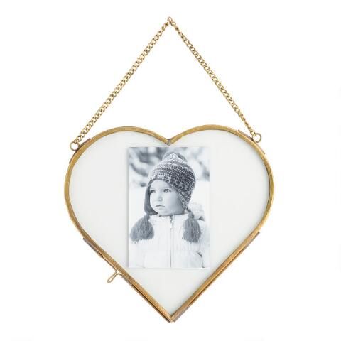 Brass Heart Reese Wall Frame | World Market