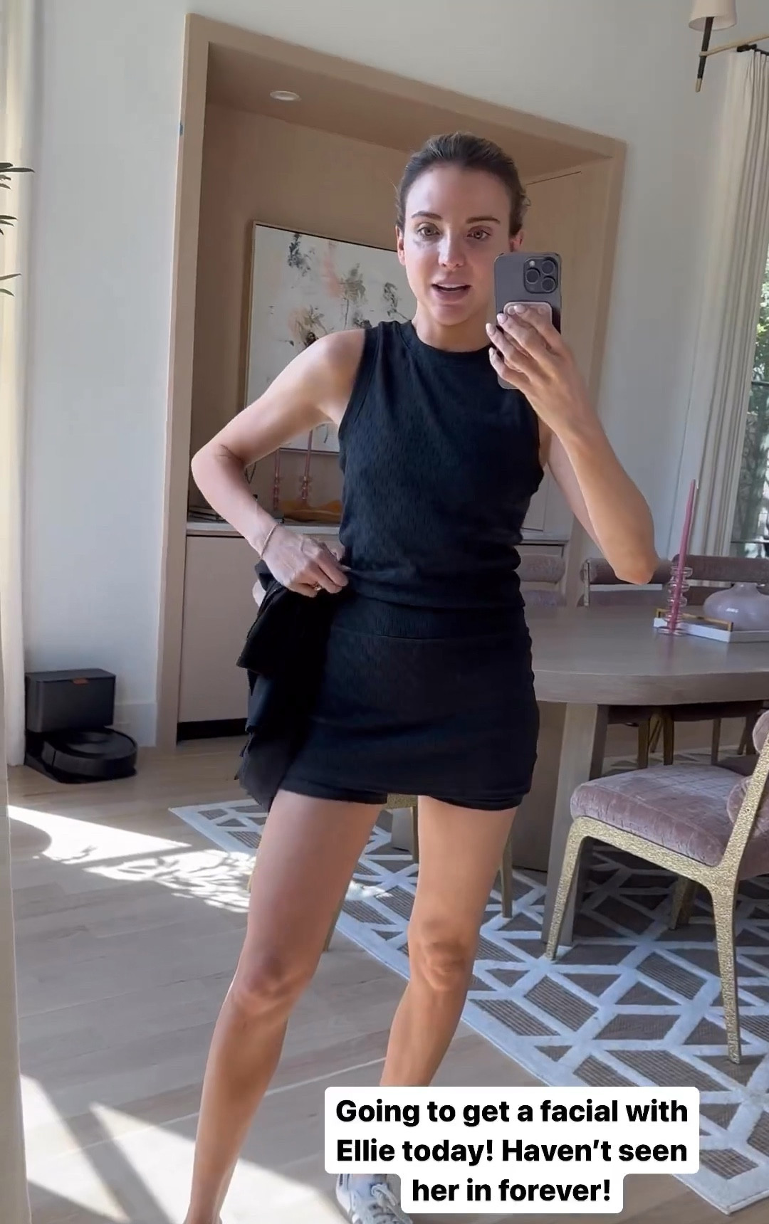 NSale outfit! Love how this is a skirt in the front and shorts in the back, so cute! Runs true to size 🙌🏼

#LTKFitness #LTKxNSale #LTKunder100