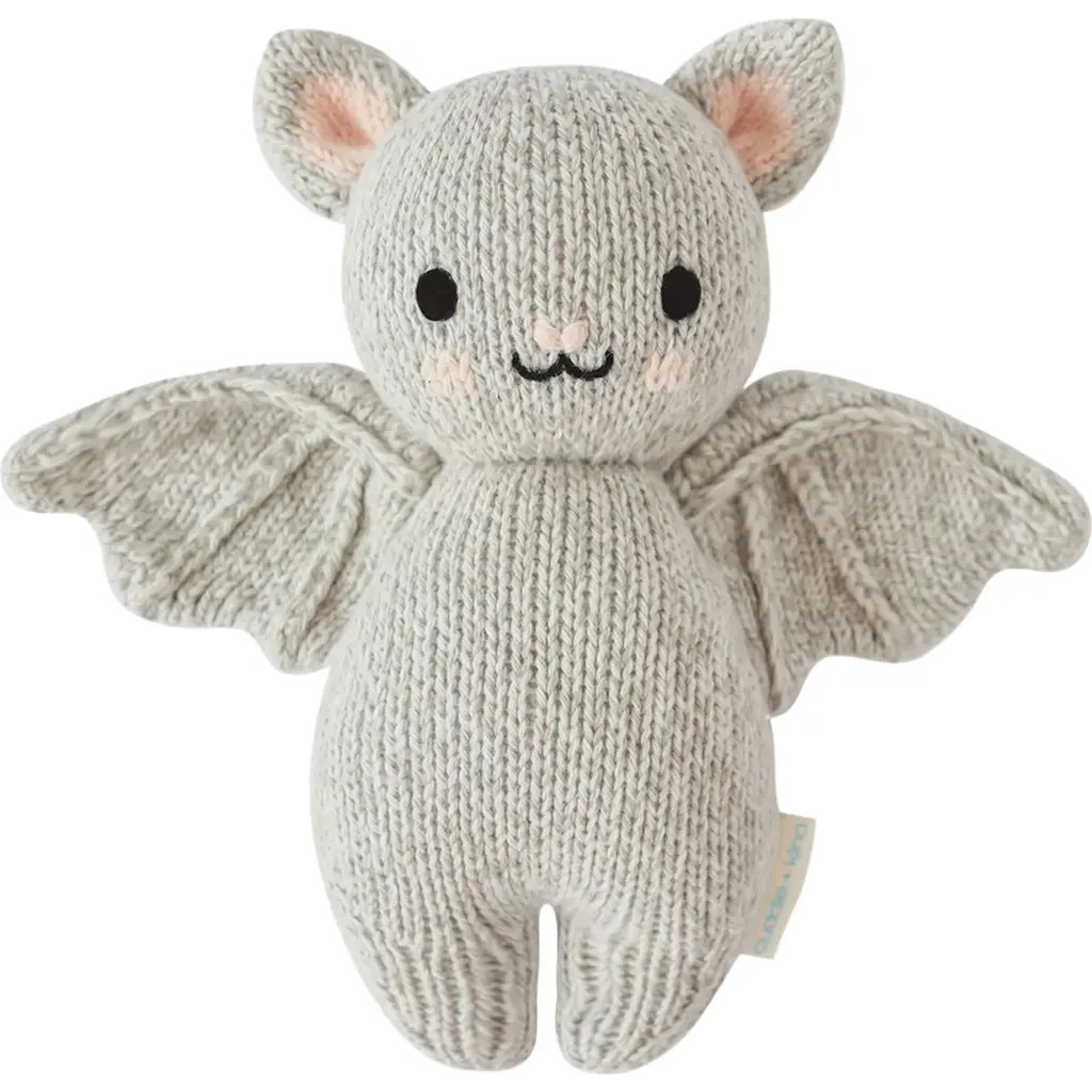 cuddle+kind Baby Bat Stuffed Animal in Grey at Nordstrom | Nordstrom