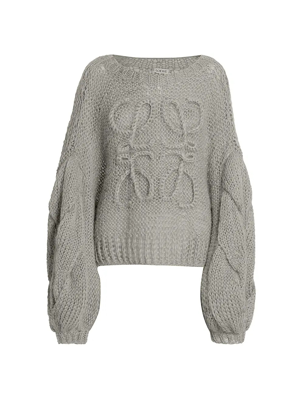 Shop LOEWE Anagram Mohair-Blend Logo Sweater | Saks Fifth Avenue | Saks Fifth Avenue