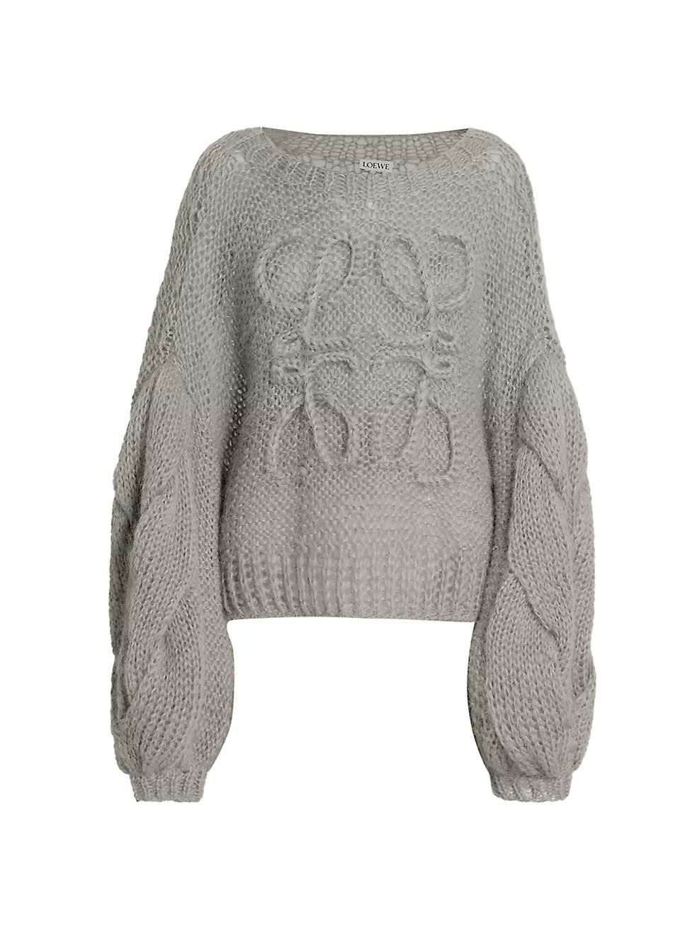 Shop LOEWE Anagram Mohair-Blend Logo Sweater | Saks Fifth Avenue | Saks Fifth Avenue