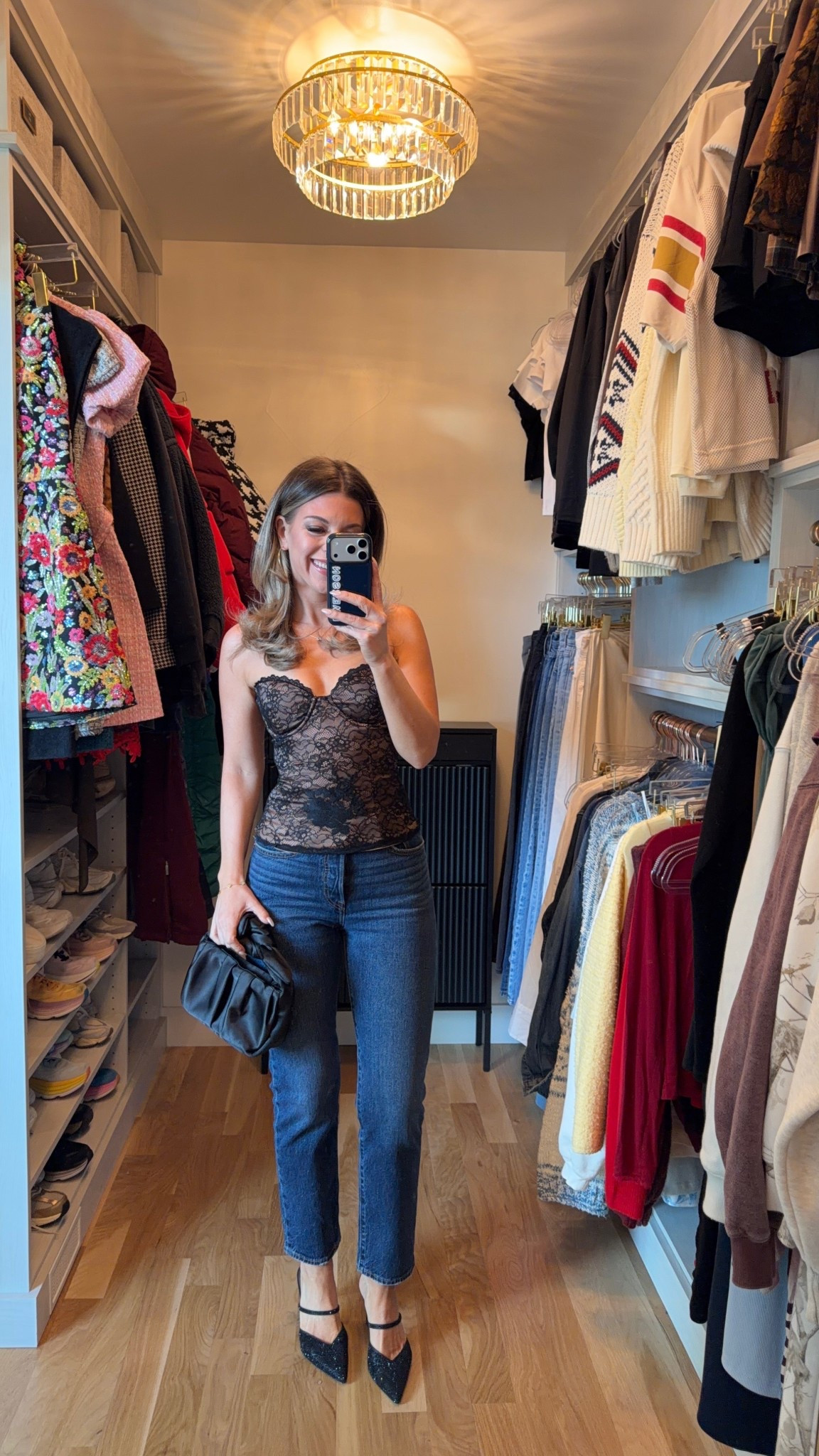 Levi's denim paired with black strapless lace corset top. Perfect date look  

Electric picks code: emerson20

Wearing 24 in jeans small top


Causal everyday
Denim jeans
Winter look
Shopping
Dinner date
Lace corset


#LTKSeasonal #LTKootd #LTKBeauty
