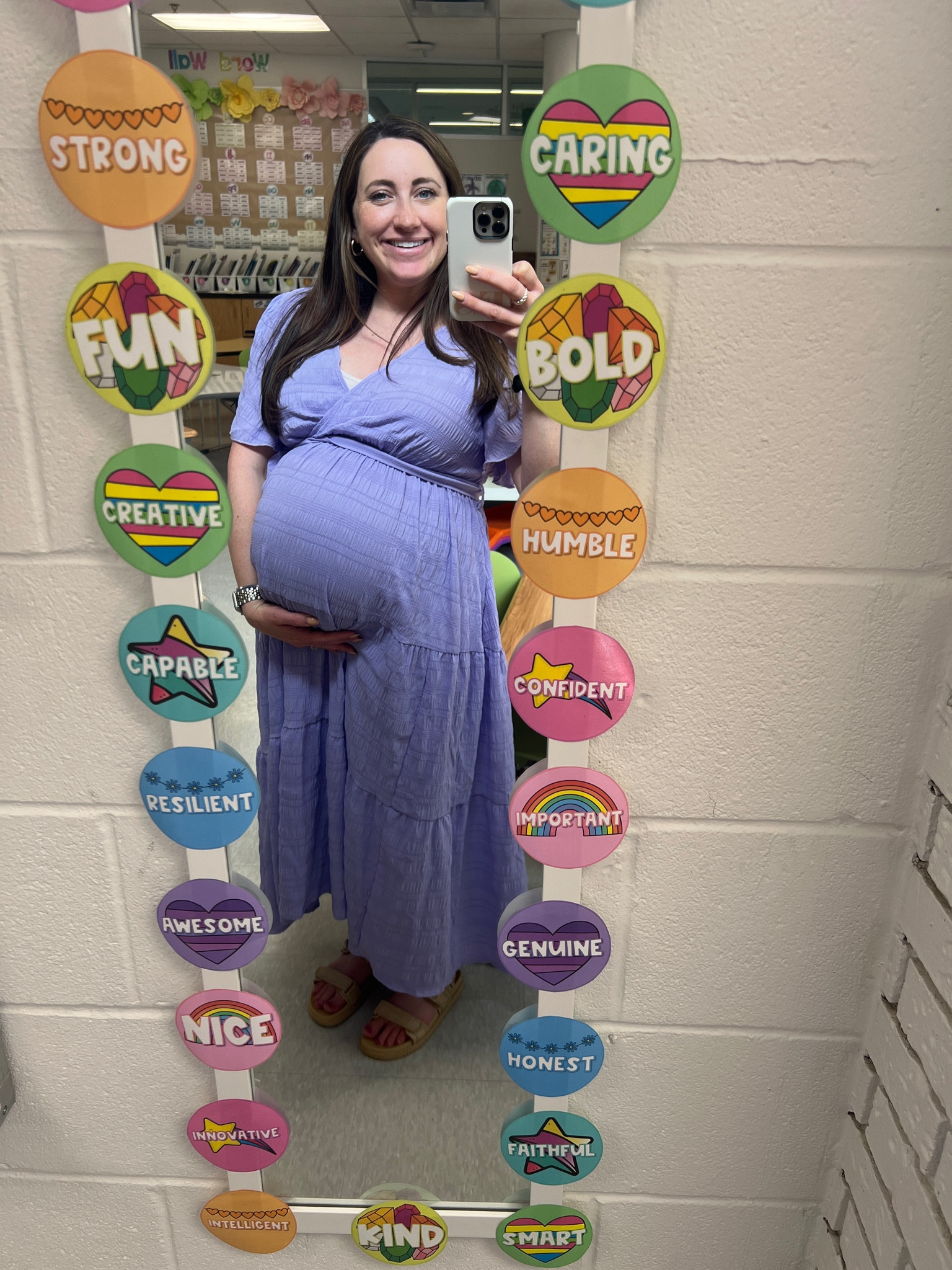 Got a ton of compliments on this bump friendly maternity dress! It comes with very nice fabric at an affordable price from Shein. I will definitely wear to work next year post baby. 35 weeks, 5”2 size mediumm

#LTKfindsunder50 #LTKworkwear #LTKbump
