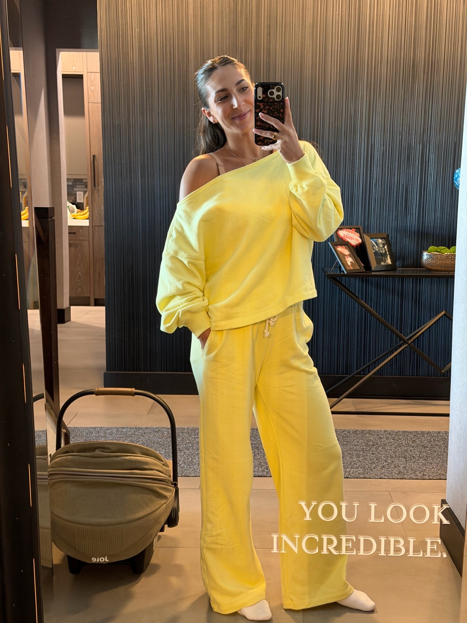 Love an off the shoulder sweatshirt 💛 This sweat set is so perfect for summer nights! I also got the shorts too so I can swap it out!

#LTKSeasonal #LTKootd #LTKActive
